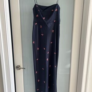 Maxine navy floral dress
